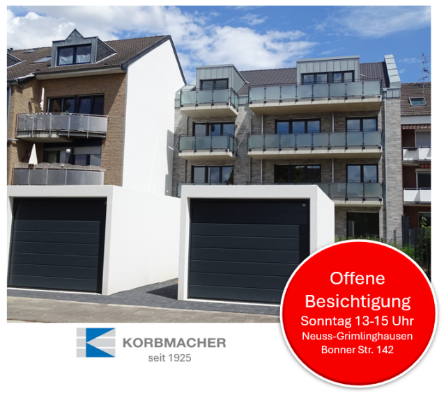 Offene Besichtigung am Sonntag von 13-15 Uhr!!